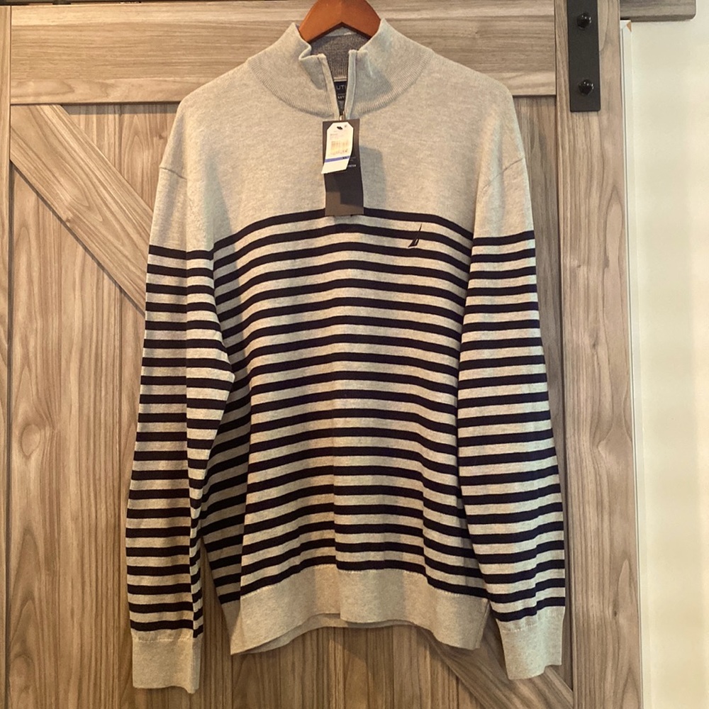 Men’s Nautica Navtech Striped Sweater *NWT